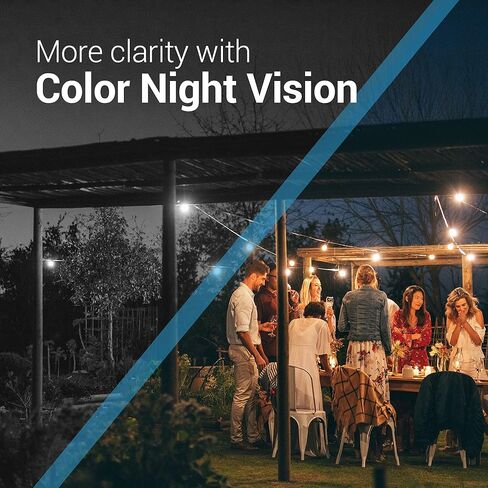 كاميرا Bosma EX Spotlight HD WiFi داخلية/خارجية، رؤية ليلية ملونة، اكتشاف الأشخاص، مناطق النشاط، صوت ثنائي الاتجاه، تنبيه مضاد للسرقة، ميزات الذكاء الاصطناعي المتقدمة، تخزين سحابي مجاني in Kuwait