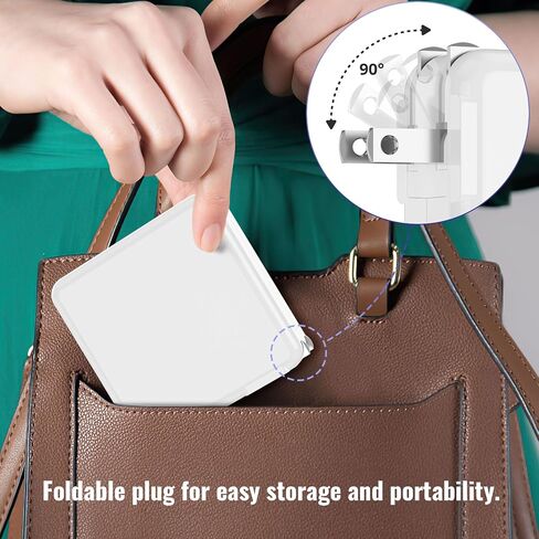 96W Fast Charger for MacBook Pro 13 14 15 inch and MacBook Air 13-inch M1 M2 Charger 2016 to 2023 96W 87W 70W 61W 30W, 20W for iPhone, iPad, etc - Dual USB C Charger for 15W to 96W USB-C PD Devices in Kuwait