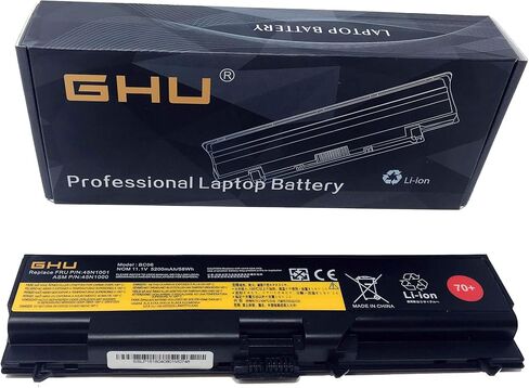 GHU 81+ Battery 0A36309 with Premium Polymer Cell Compatible with Lenovo ThinkPad T420s T430s 0A36287 45N1036 45N1037 45N1038 45N1039 45N1064 45N1065 45N1143-11.1V 44W 6-Cell in Saudi Arabia