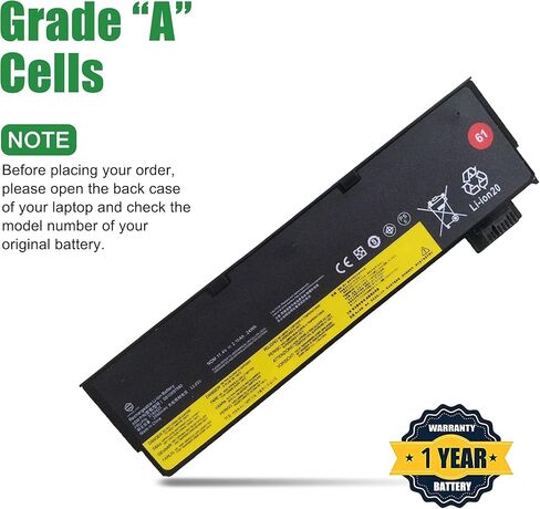 JIAZIJIA 01AV423 SB10K97580 استبدال بطارية الكمبيوتر المحمول لينوفو ثينك باد T470 T480 A475 A485 T570 T580 P51S P52S TP25 Series 61 4X50M08810 01AV422 SB10K97579 01AV424 01AV452 01AV490 11 .4 فولت 24 وات في الساعة in Saudi Arabia