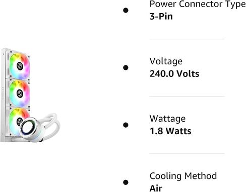 Lian-li Ac Galahad Aio360 Rgb White Closed Loop All-in-one Cpu Cooler in Saudi Arabia