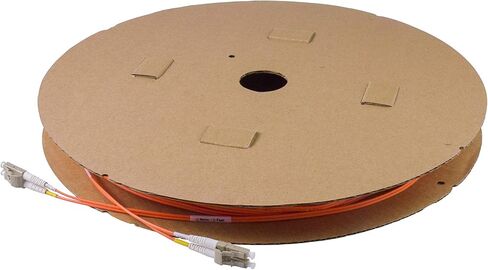 SpeedyFiberTX Multimode OM1 62.5/125 Fiber Patch Cable, Duplex LC to LC, Slim Zipcord OFNR Cable Jacket (Orange OFNR OM1-1 Pack, 5 Meter / 16.40 Feet) in Kuwait
