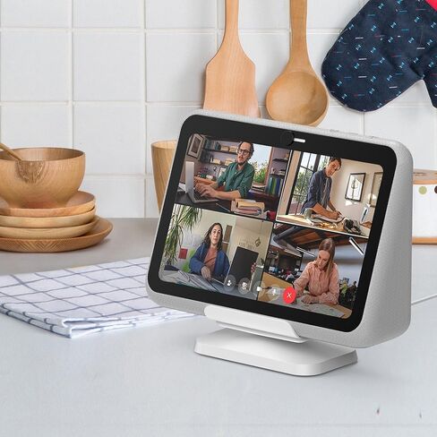 Charging Dock/Base for Meta Portal Go-Rotatable to Adjust the Angle Charging Stand for Facebook Portal Go Smart Video Calling for Office, Home with 45W PD Charging Adapter(White) in Kuwait