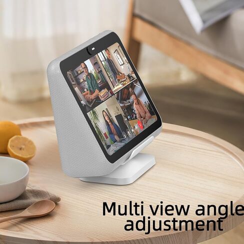 Charging Dock/Base for Meta Portal Go-Rotatable to Adjust the Angle Charging Stand for Facebook Portal Go Smart Video Calling for Office, Home with 45W PD Charging Adapter(White) in Kuwait
