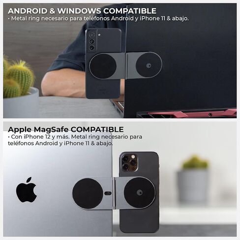 Rolling Square Edge Pro Tablet Kit - MagSafe Compatible Mobile Tablet and Magnetic Phone Holder for Smartworking and Productivity - Space Grey in Kuwait