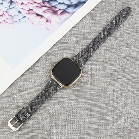 أحزمة EverSnows المنسوجة الرفيعة المتوافقة مع Fitbit Sense/Sense 2/Fitbit Versa 3/Versa 4، بديل حزام رياضي من القماش الناعم للرجال والنساء in Kuwait