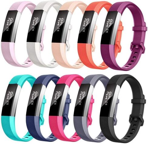 3 قطع من سوار المعصم البديل الكلاسيكي المتوافق مع Fitbit Alta HR وAlta Band (صغير) in Saudi Arabia