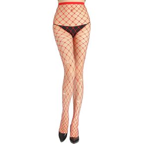 Shuaibaisha Crystal Fishnet Stockings，Sexy Heart Sparkle Rhinestone Pantyhose High Waist Tights for Women in Saudi Arabia