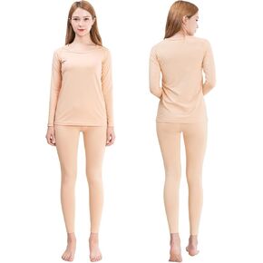 FITEXTREME Womens MAXHEAT Fleece Lined Performance Long Johns Thermal Underwear