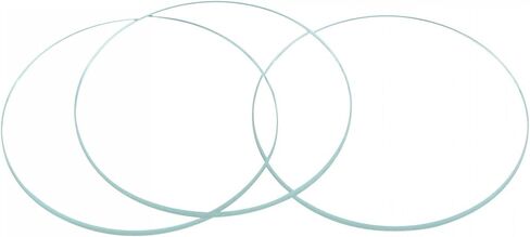 uxcell 8 عبوات 17 ملم ضياء. مشاهدة عدسة زجاجية كريستالية، قبة واحدة مستديرة بسُمك حافة 1.4 مم لإصلاح صانع الساعات in Kuwait