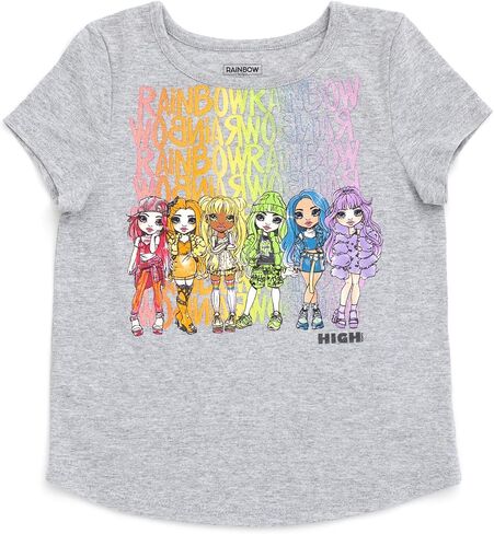 Rainbow High Avery Styles Karma Stella Girls 2 Pack T-Shirts Little Kid to Big Kid in Saudi Arabia