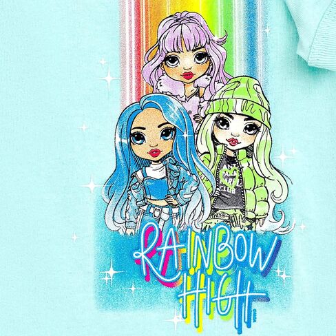 Rainbow High Avery Styles Karma Stella Girls 2 Pack T-Shirts Little Kid to Big Kid in Saudi Arabia