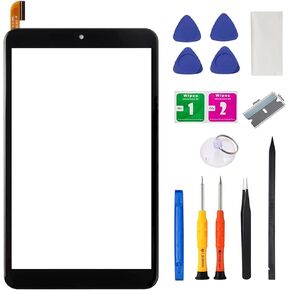 شاشة بديلة لجهاز تابلت اون سيرف 8 انش الجيل الثاني 100011885 2APUQW829 شاشة تعمل باللمس زجاج امامي in Kuwait