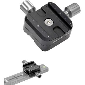 Koolehaoda 240mm Quick Release Plate Arca Swiss Compatible | Dual Dovetail Nodal Rail Bracket Mount with 90° Adjustable QR Clamp for DSLR Camera Tripod Macro Photography in Saudi Arabia