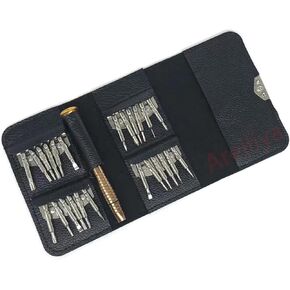 مجموعة مفك براغي دقيقة 25 في 1 من Areiliya، مجموعة أدوات إصلاح صغيرة مغناطيسية احترافية للهاتف والكمبيوتر والساعة والكمبيوتر المحمول وماك بوك ووحدة التحكم في الألعاب والنظارات والإلكترونيات in Kuwait