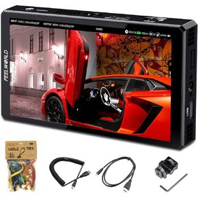 FEELWORLD CUT6 6 Inch Recording Camera Field Monitor DSLR USB2.0 Recorder, with HDR 3D LUT 1920x1080 Pixels Touch Screen Waveform HDR HDMI Loop Out Camera Monitor in Kuwait