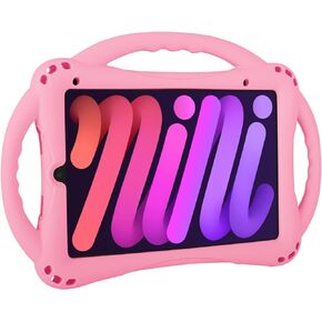 TopEsct Kids Case for iPad Mini 6th Generation Case Heavy Duty Shockproof Cover Childproof Protective Kids Cover with Three Handle Stand for 8.3 inch iPad Mini 6 (Rainbow) in Kuwait