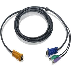 IOGEAR USB KVM Cable, 10 Feet, G2L5203U, Dark Gray in Saudi Arabia