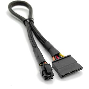 YOUKITTY Mini 6-pin to SATA 15-pin Power Adapter Cable for Motherboard 3668 3667 3650 HDD Power Supply (2 Pieces) in Kuwait