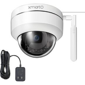 كاميرا أمان لاسلكية xmartO 2K HD Dome PTZ مع تتبع تلقائي وصوت، كاميرا مراقبة WiFi داخلية/خارجية تعمل بشكل مستقل أو مع NVR، أو التسجيل على بطاقة SD أو NVR أو التخزين السحابي in Kuwait