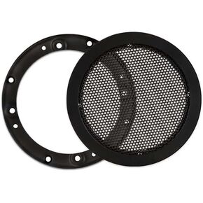 Goldwood Snap On 4" Subwoofer Grille Steel Mesh Speaker Woofer Grill Black (SG-M4)