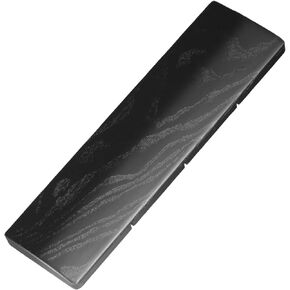 Faluber Wooden Wrist Rest -TKL-Black Coating -Mechanical Gaming Keyboard Ergonomic Palm Rest (Medium, Black Coating)