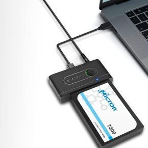 ICY DOCK USB 3.2 Gen 2 (10Gbps) to U.2 NVMe SSD Thunderbolt 4 Port Compatible Reader Adapter with USB-C+A Cables | EZ-Adapter Ex MB931U-1VB R1 in Kuwait