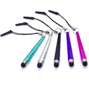 5 عبوات من قلم لمس مضرب بيسبول صغير عالمي لأجهزة Apple Samsung الذكية والهواتف المحمولة والأجهزة اللوحية وأجهزة Android (متعدد الألوان ساطع) (متعدد الألوان ساطع) in Kuwait