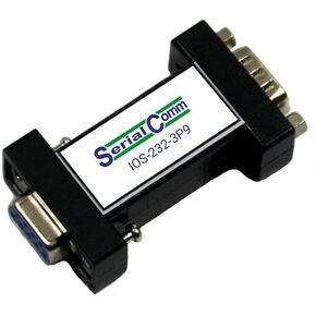 SERIALCOMM ISO-232-3P9 - عازل RS232 عالي السرعة بثلاثة أسلاك، من الدرجة الصناعية، يعمل بمنفذ. موثوقية عالية مع ضمان استبدال لمدة 5 سنوات in Kuwait