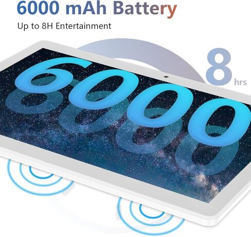 ZONKO Tablet 10.1 Inch Android Tablet with 2GB RAM+32GB ROM+128GB Expandable Storage, Dual Sim Card Slot for 3G Phone Call, Support WiFi, Bluetooth, GPS(Black) in Kuwait