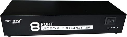 MT-VIKI 4 Way 3 RCA Splitter لتوزيع صوت الفيديو المركب (1 في 4 خارج) in Kuwait