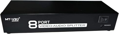 MT-VIKI 4 Way 3 RCA Splitter لتوزيع صوت الفيديو المركب (1 في 4 خارج) in Kuwait