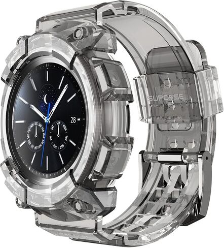 SUPCASE for Samsung Galaxy Watch 3 Case 45mm (2020) with Strap Band | Scratch-resistant Rugged Protective Cover with Adjustable Strap, Compatible with Wireless Chargers, Unicorn Beetle Pro in Kuwait