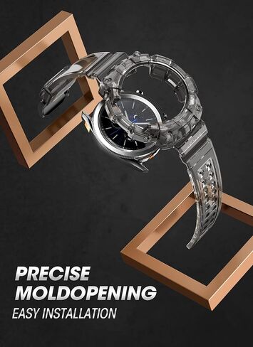 SUPCASE for Samsung Galaxy Watch 3 Case 45mm (2020) with Strap Band | Scratch-resistant Rugged Protective Cover with Adjustable Strap, Compatible with Wireless Chargers, Unicorn Beetle Pro in Kuwait