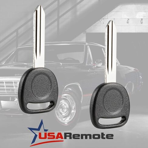 Car Key Fob Keyless Entry Remote with Ignition Key fits Chevy Trailblazer/Buick Rainier/GMC Envoy/Isuzu Ascender/Oldsmobile Bravada/Saab 9-7x (15008008), Set of 2 in Kuwait