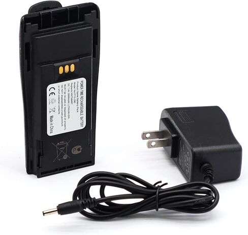 SHAWOROCE 7.4V 2600mAh بطارية ليثيوم أيون قابلة لإعادة الشحن عالية السعة لاستبدال موتورولا 2 Way Radio CP200 PR400 EP450 CP150 CP200D CP200XLS NNTN4497 NNTN4851A NNTN4496 NNTN4970A in Kuwait
