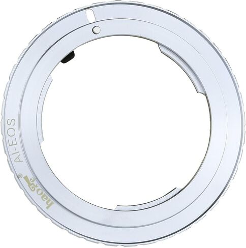 Haoge Lens Mount Adapter for Nikon Nikkor F Mount AI AI-S Lens to Canon EOS Rebel 80D 70D 60D 50D 550D 500D 5D 5DS 7D EF EF-S Mount Camera in Saudi Arabia