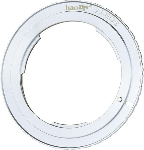 Haoge Lens Mount Adapter for Nikon Nikkor F Mount AI AI-S Lens to Canon EOS Rebel 80D 70D 60D 50D 550D 500D 5D 5DS 7D EF EF-S Mount Camera in Saudi Arabia