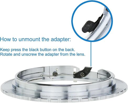 Haoge Lens Mount Adapter for Nikon Nikkor F Mount AI AI-S Lens to Canon EOS Rebel 80D 70D 60D 50D 550D 500D 5D 5DS 7D EF EF-S Mount Camera in Saudi Arabia