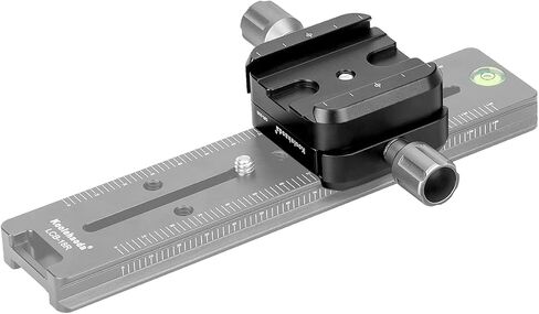Koolehaoda 240mm Quick Release Plate Arca Swiss Compatible | Dual Dovetail Nodal Rail Bracket Mount with 90° Adjustable QR Clamp for DSLR Camera Tripod Macro Photography in Saudi Arabia