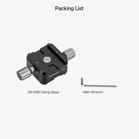 Koolehaoda 240mm Quick Release Plate Arca Swiss Compatible | Dual Dovetail Nodal Rail Bracket Mount with 90° Adjustable QR Clamp for DSLR Camera Tripod Macro Photography in Saudi Arabia