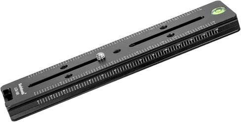 Koolehaoda 180mm Rail Nodal Slide Metal Quick Release Clamp,Dual Dovetail Camera Bracket Mount with Double-Sided Clamp can be Rotated 90°, for Camera with Arca Swiss Compatible(LCB-18R) in Saudi Arabia