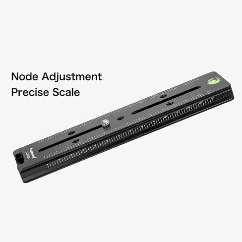 Koolehaoda 180mm Rail Nodal Slide Metal Quick Release Clamp,Dual Dovetail Camera Bracket Mount with Double-Sided Clamp can be Rotated 90°, for Camera with Arca Swiss Compatible(LCB-18R) in Saudi Arabia