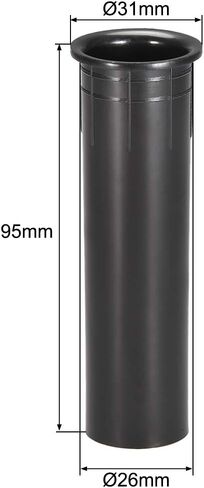 uxcell 26mm x 95mm Speaker Port Tube Subwoofer Bass Reflex Tube Bass Woofer Box 2pcs in Saudi Arabia