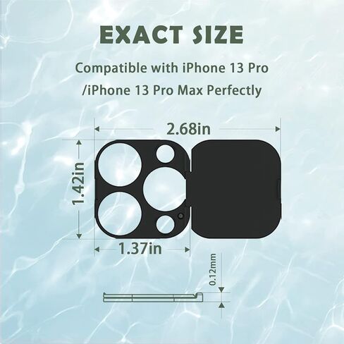 غطاء كاميرا MakLuen، غطاء كاميرا الويب متوافق مع iPhone 13، iPhone 13 Mini، يحمي خصوصيتك وأمانك in Kuwait
