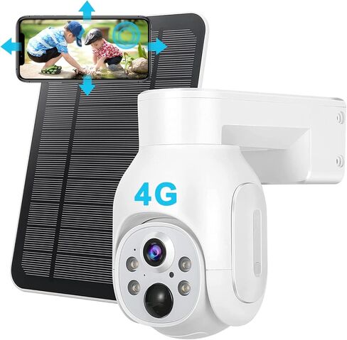3G/4G LTE في الهواء الطلق تعمل بالطاقة الشمسية كاميرا الأمن الخلوية PIR تسجيل الحركة إجمالي خالية من الأسلاك الشمسية PTZ سرعة قبة الكاميرا عموم إمالة 360 درجة عرض بطارية الكاميرا اتجاهين الصوت مانعة لتسرب الماء 3MP HD مسجل in Kuwait