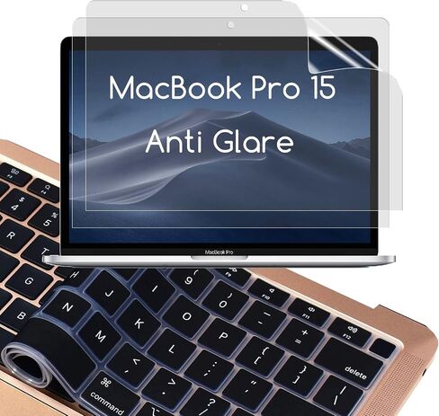 KEANBOLL 2 Pack Anti Glare Screen Protector & KeyBoard Cover for MacBook Air 13.6 Inch M3 M2 Chip, (Model: A3113 A2681),Anti Glare,Anti Fingerprint Filter in Kuwait