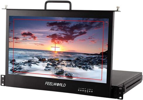 شاشة FEELWORLD مقاس 17.3 بوصة قابلة للسحب 1RU Full HD 3G-SDI/HDMI 1920x1080 FW173-HSD (3G-SDI/HDMI) in Saudi Arabia