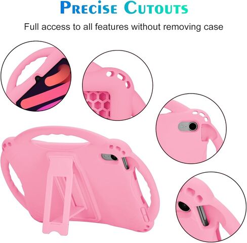 TopEsct Kids Case for iPad Mini 6th Generation Case Heavy Duty Shockproof Cover Childproof Protective Kids Cover with Three Handle Stand for 8.3 inch iPad Mini 6 (Rainbow) in Kuwait