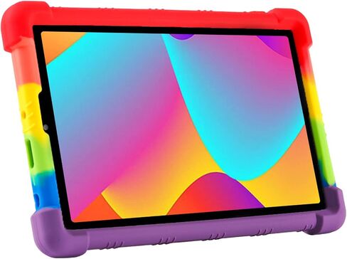 Case for TCL TAB 8 Plus 9138S/TCL Tab 8 LE 9137W/TCL Tab 8 WiFi 9132X Tablet Case, Kids Friendly Silicone Adjustable Stand Cover for TCL Tab 8 LE/Tab 8 WiFi/Tab 8V Tablet (Black) in Kuwait